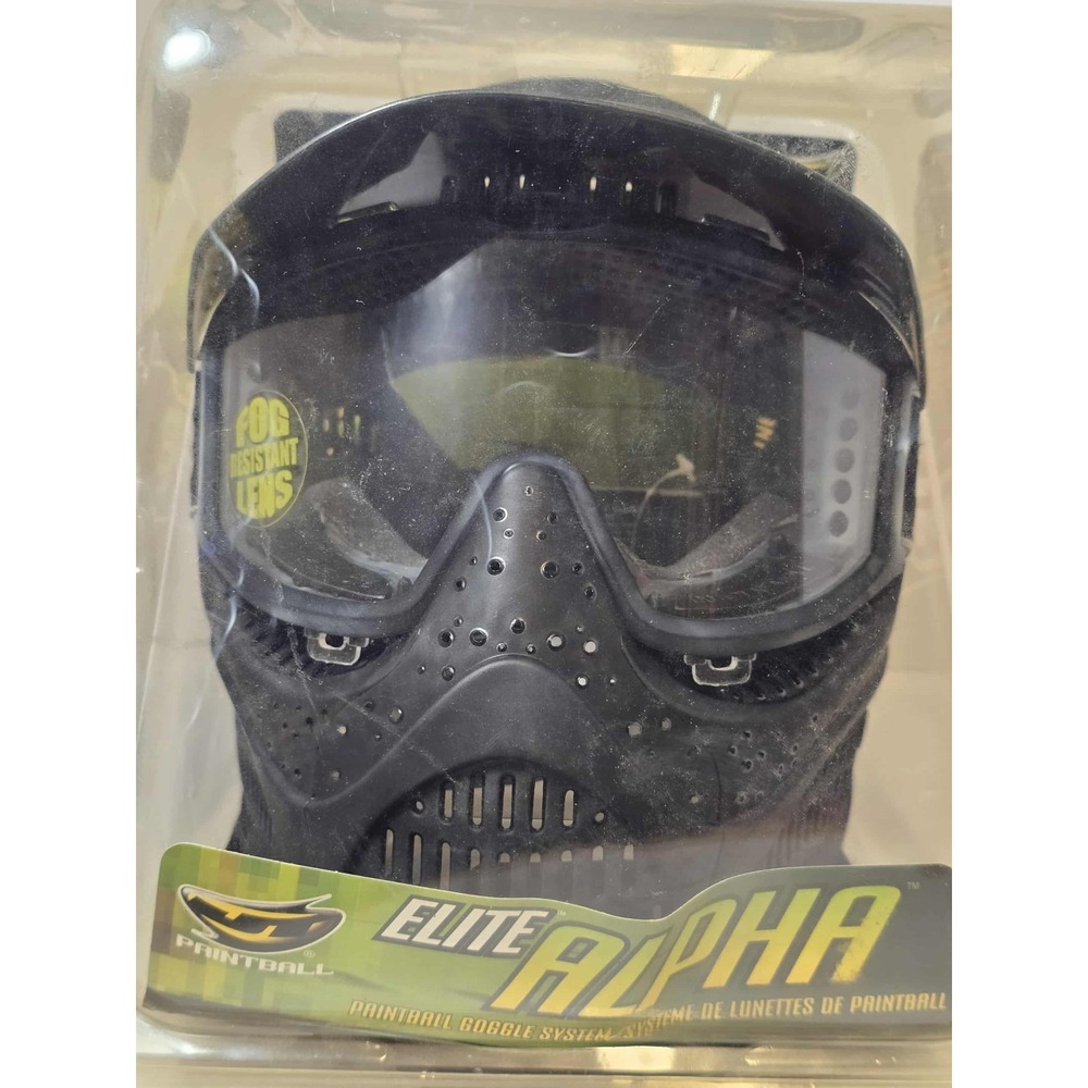 JT USA Elite Headshield Paintball Mask 🥽 Full Face Anti-Fog‎ Lens Black Safety